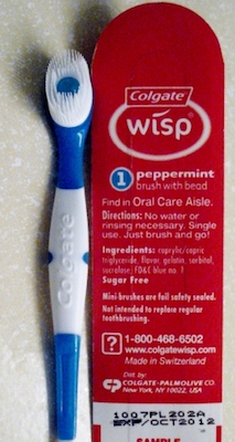 colgate wisp toothbrush